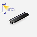 Upper Lena Gola Matte Black Profile System with Built-in LED Light