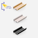 L-shape Lena profile handle with LED Light Collection