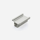 688 Series Vertical Lena System Gola Brushed Nickel Double Pull