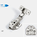 Winnec Hardware -45 Degree Soft-closing M8 Dowel Hinge with Screw On Plate
