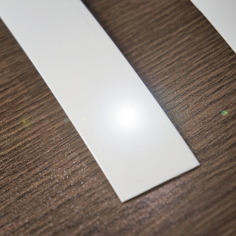 Close-up of Winnec Cabinet ABS Edge Banding Tape (High Gloss White
