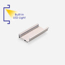 L-shape Lena Brushed Nickel Profile Handle with LED Light