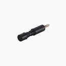 Winnec Sleek Wine Bottle Peg in Matte Black 90mm