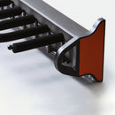 Close up of Di Lusso Side Mounted Soft-closing Tie Rack