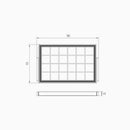 Dimension of Di Lusso Closet Drawer Tray