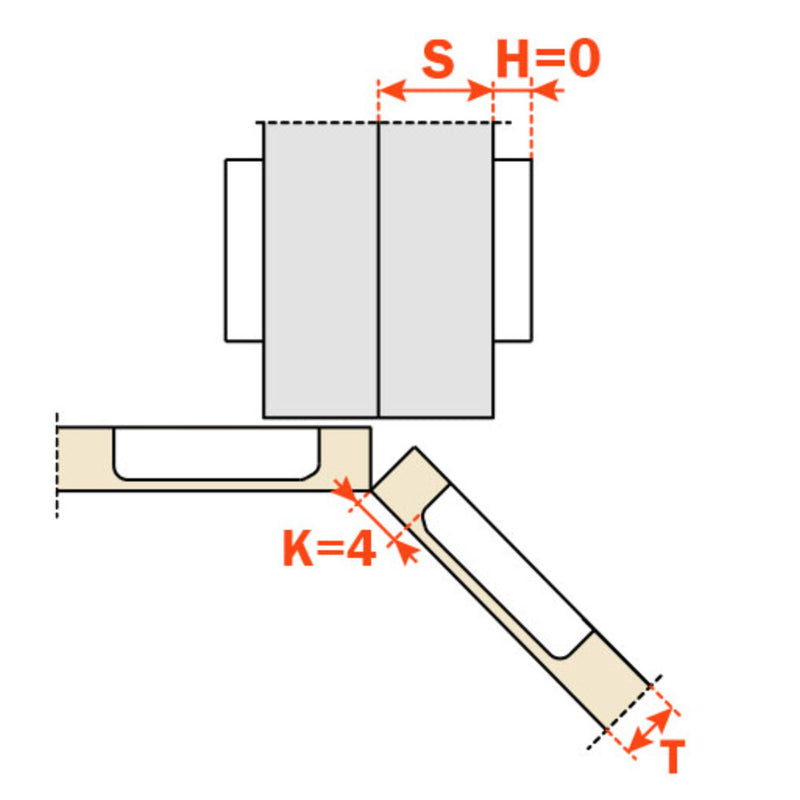 Installation Specification of Salice 45 Soft-closing Hinge AC Version with Hinge Plate