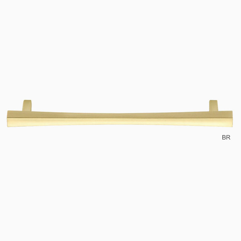 561 Series Cabinet Hardware Handle in Brushed Brass 128mm