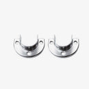Winnec Half Opening End Support for 1 Inch Closet Hanging Rod