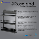 Roseland Premium Spice Racks - Universal Installation