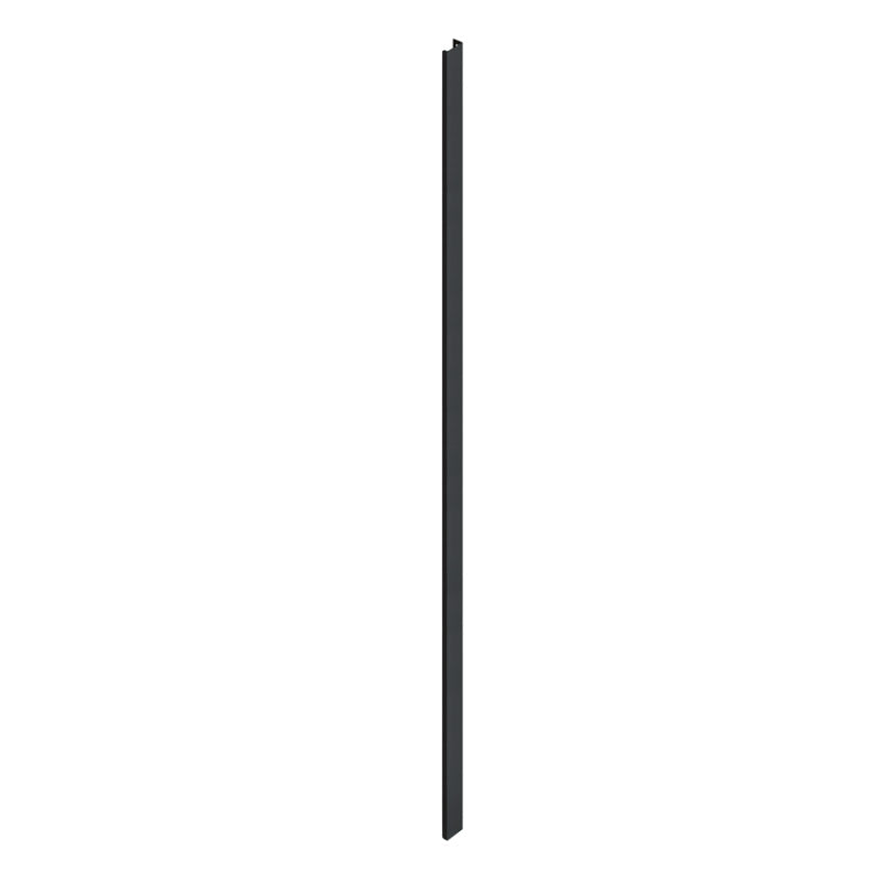 Winnec 598 Handle Series Long Drawer Edge Pull 48 Inches in Matte Black