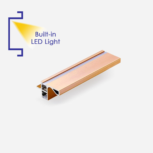 Upper Lena Gola Gold Profile System with Built-in LED Light