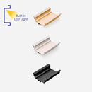 C-shape Lena profile handle with LED Light Collection