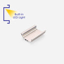 C-shape Lena Brushed Nickel Profile Handle with LED Light