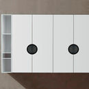 Display of 692 Series Matte Black Semicircle Recessed Handle