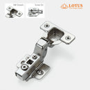 Winnec Lotus 105 Degree Inset Soft Closing M8 Dowel Hinge with Screw On Plate