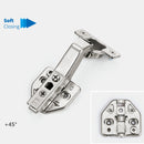 Winnec +45 Degree Soft-closing M8 Dowel Hinge with Screw On Plate