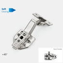 Winnec +45 Degree Soft-closing M8 Dowel Hinge with Euro Screw Plate