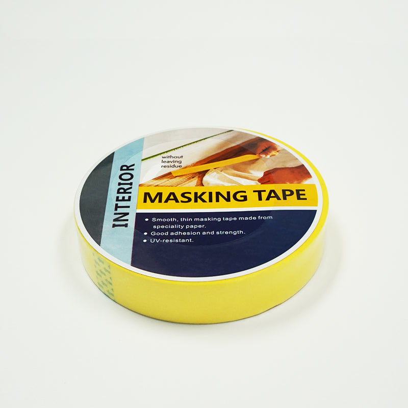 Winnec Yellow Interior Masking Tape with 1 inch (width) x 55 meters (length)