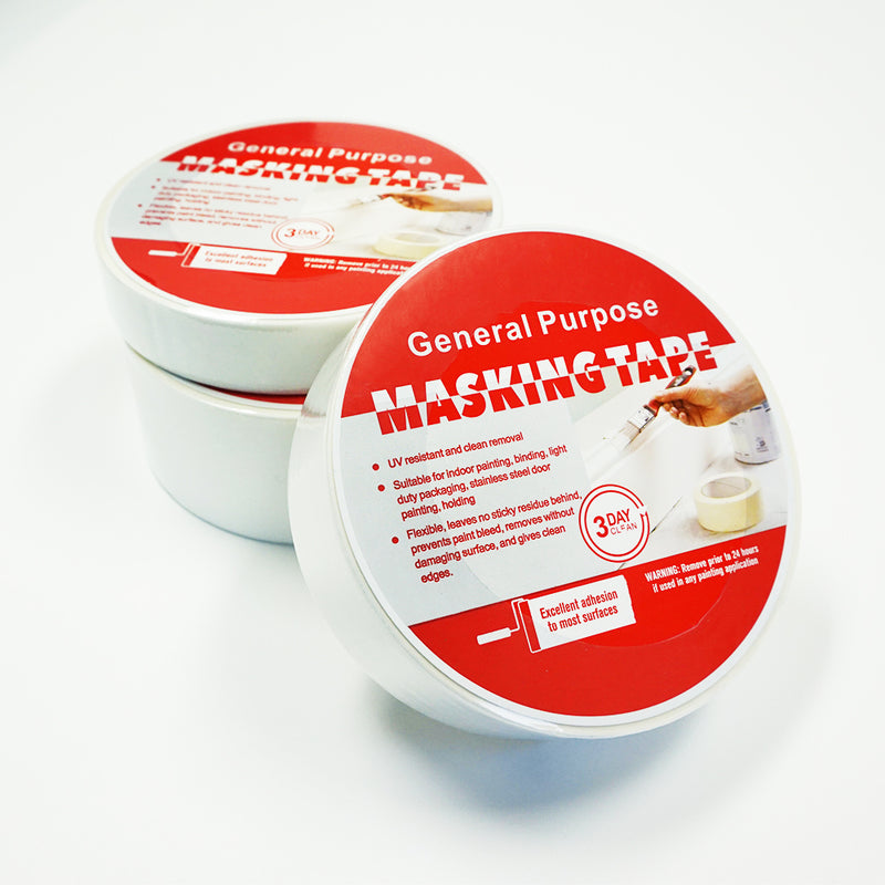 Winnec General Purpose White Masking Tape in three sizes