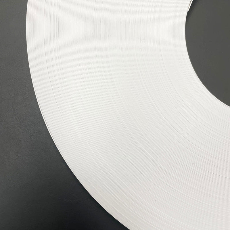 Close up of Winnec White PVC Edge Banding Tape with Thickness 0.0033ft