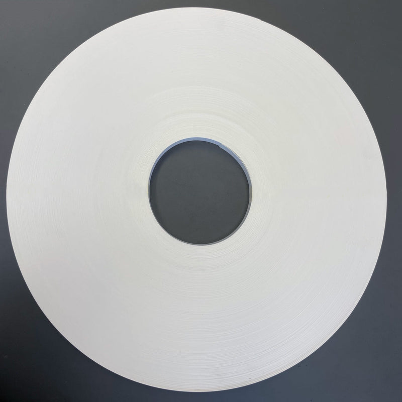 Top view of Winnec White PVC Edge Banding Tape with Thickness 0.0018ft