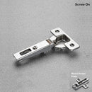 Salice 110-degree Push to Open Hinge Screw On Cup and Wood Screw Plate