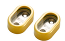 Oval Shape Closet Rod 8 Feet Gold Cover Cop
