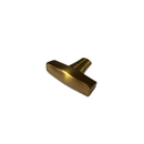 The Davis Collection Cabinet Knobs Amber Brass