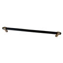 The Guidford Collection Cabinet Handle Matte black amber brass