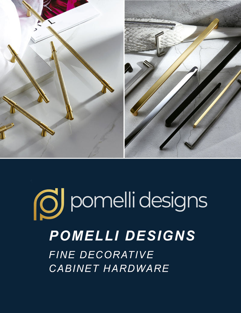 Decorative cabinet hardware handles knobs pulls Winnec Inc and pomelli designs