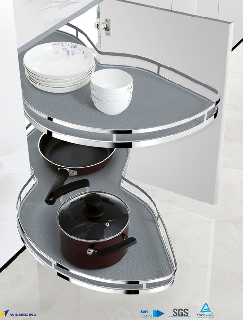 Soft-closing Swing Trays - Kidney Shape 2