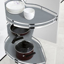Kitchen Corner Swing Trays - Kidney Shape