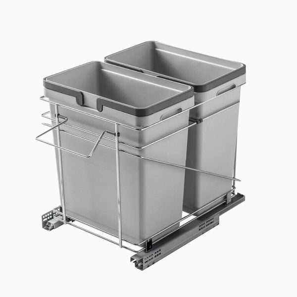 Salice 18 Inches Waste Bins Pull-out System ( 2 x 32 Qt Bins)
