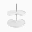 Winnec Kitchen 270 Degree Lazy Susan with Plastic Revolving Trays