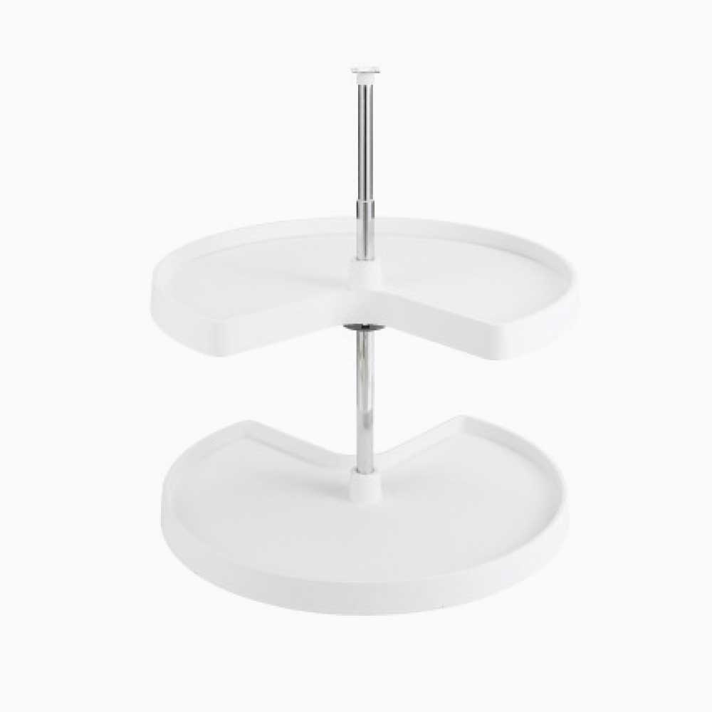 270 Degree Lazy Susan with Plastic Revolving Trays