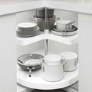 Winnec Kitchen 270 Degree Lazy Susan with Plastic Revolving Trays