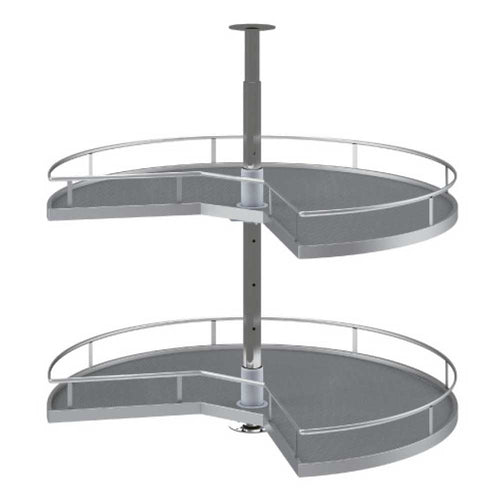 270 degree Lazy Susan with Solid Bottom Revolving Trays 1