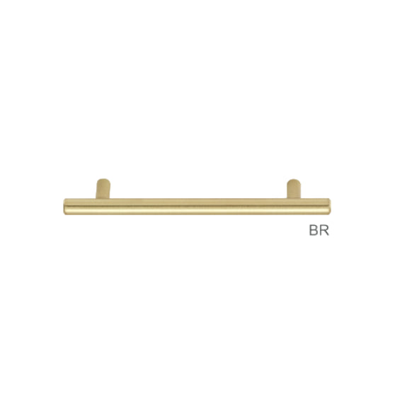 Winnec 348 Series Cabinet Bar Handle - Brushed Brass Gold 128mm 