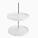 360 Degree Lazy Susan with Plastic Revolving Trays for Upper Cabinets