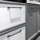 Display of Mounted 560 Kitchen Cabinet Hardware