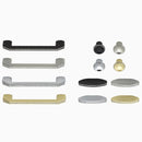 Cabinet hardware crystal handles knobs pulls