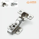 Winnec Lotus 105 Half Overlay Soft Closing Screw On Hinges with Screw On Plate