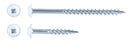 Wood Working Screws - #8 Round Washer White Head | #2 Square Drive (Sold by Box)