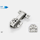Winnec 90 Degree Soft-closing Hinges with Mounting Plate