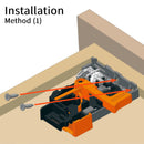 Installation 1 of Salice A750 6 ways adjustable front bracket for drawer slides