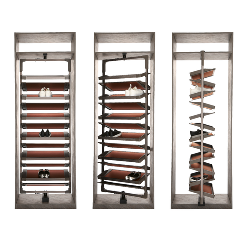 High-end 360-degree Rotary Shoe Rack 1