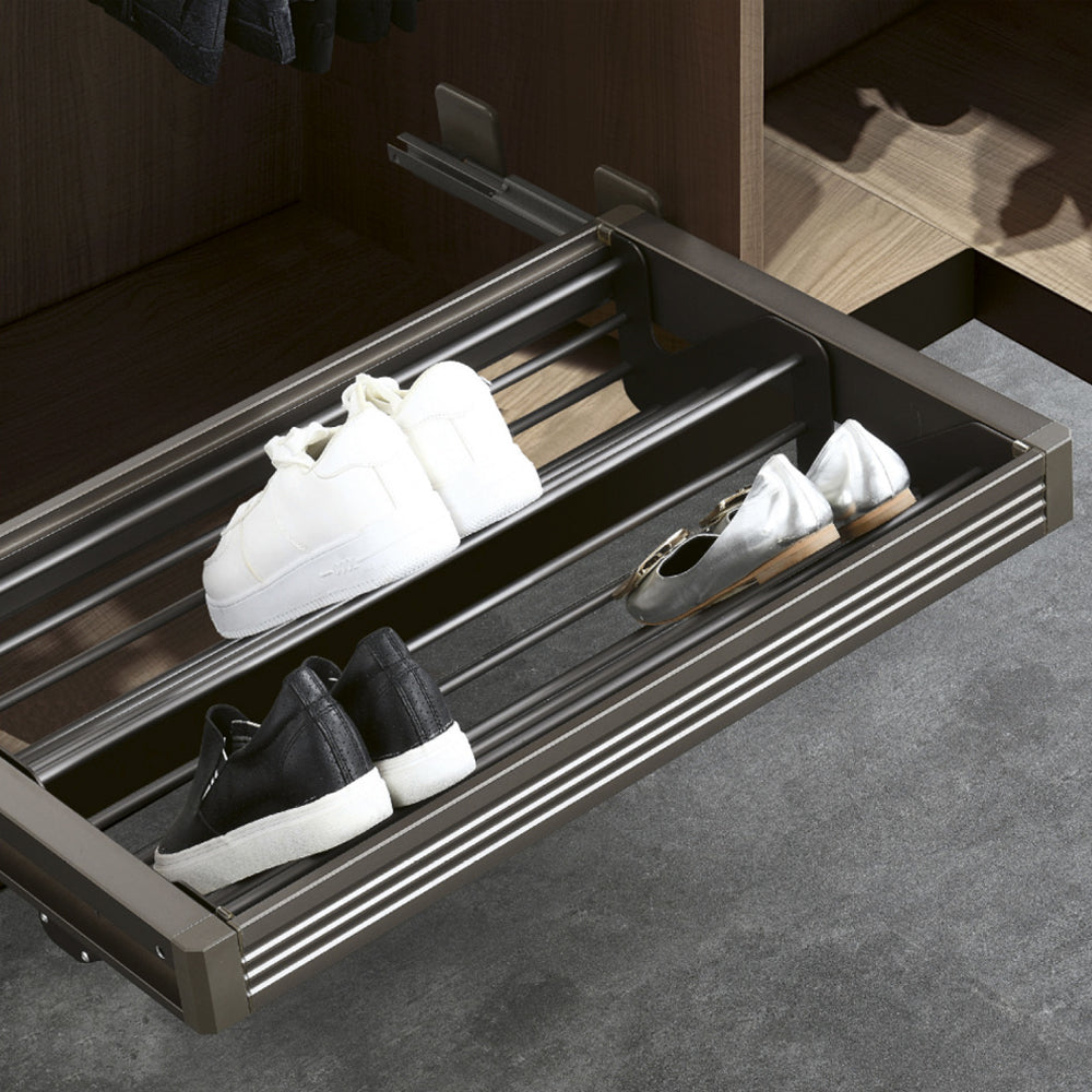 Soft-closing Pull Out Shoe Rack | Winnec Closet Hardware and Solution