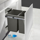 Garbage Bins System - Width 13-1/2 Inches (With 2 Bins)