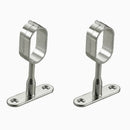 Middle Support for Oval Closet Rod (Nickel Finish)