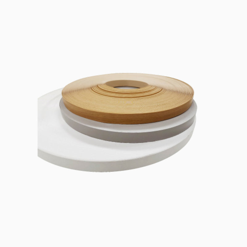 PVC Edge Banding Tape 980 in Hardrock Maple, Grey and White Color